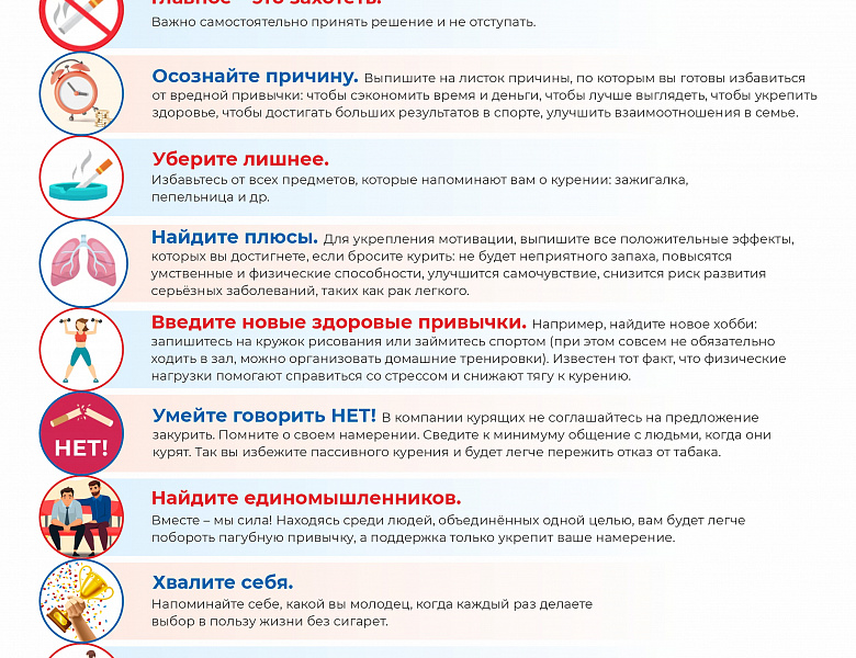 Неделя отказа от табака с 25 по 31 мая 2026 года