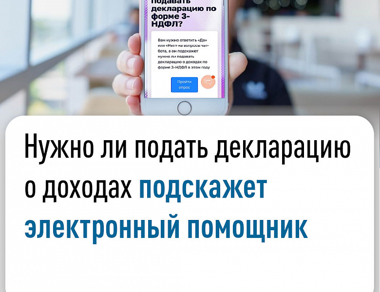 Нужно ли подать декларацию о доходах подскажет электронный помощник
