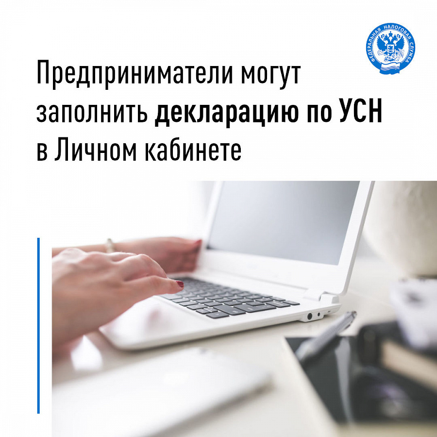 Предприниматели могут заполнить декларацию по УСН в Личном кабинете